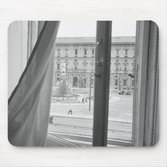 Milano Italien, View from La Scala Opera Window Musmatta (Framsidan)