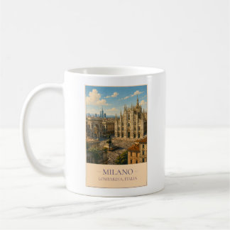 Milano, Italy – Vintage Travel Mug Kaffemugg