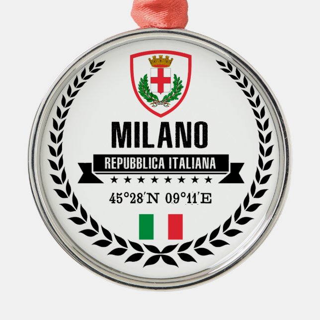 Milano Julgransprydnad Metall (Framsidan)