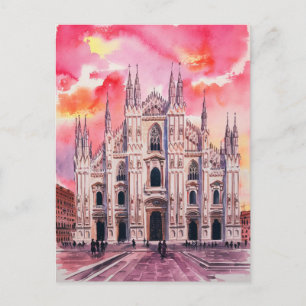 Milano, Milan Cathedral Painting Vykort