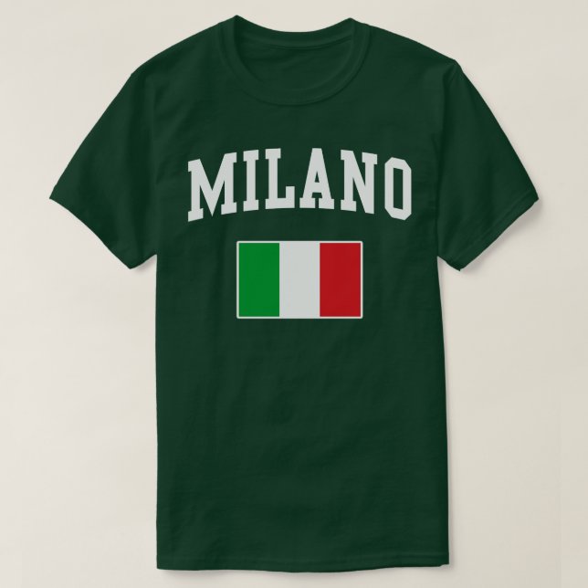 Milano Milan Italien Italiano Italia Italia Italia T Shirt (Design framsida)