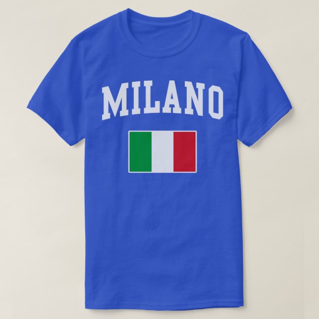 Milano Milan Italien Italiano Italia Italia Italia T Shirt (Design framsida)