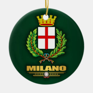 Milano (Milan) Julgransprydnad Keramik