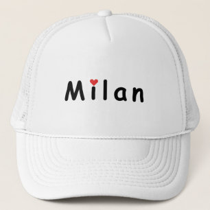 Milano Milano Italien I kärlek Milano Keps