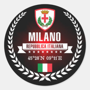 Milano Runt Klistermärke