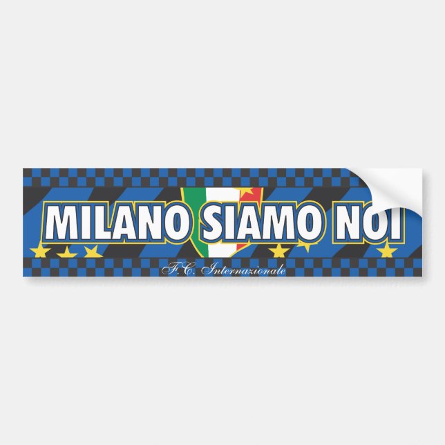 Milano siamo noi . Inter Bildekal (Framsidan)