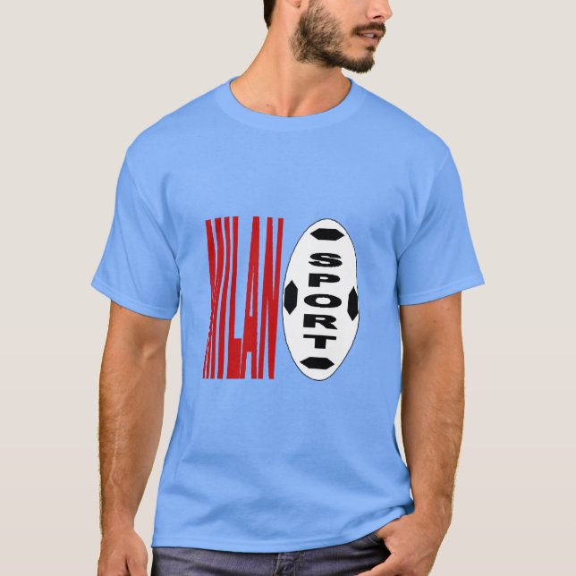 MILANO SPORT mörk blått shirt T (Framsida)