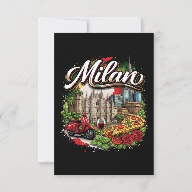 Milano Tack Kort (Framsida)