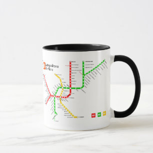 Milano tunnelbana mugg