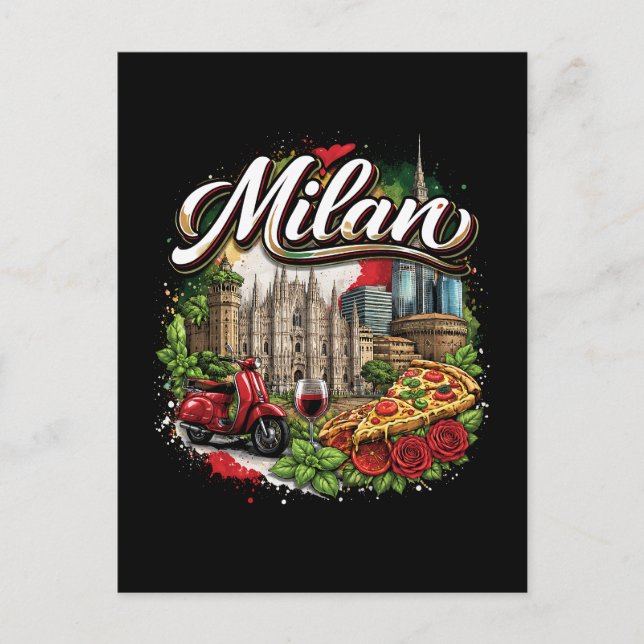 Milano Vykort (Framsida)