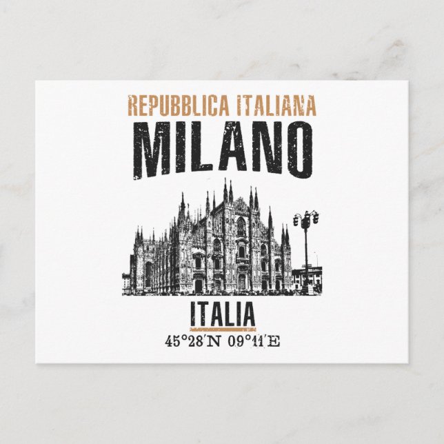Milano Vykort (Framsida)