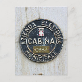 Milano, vykort för Italien