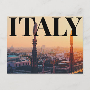 Milano, vykort för Italien