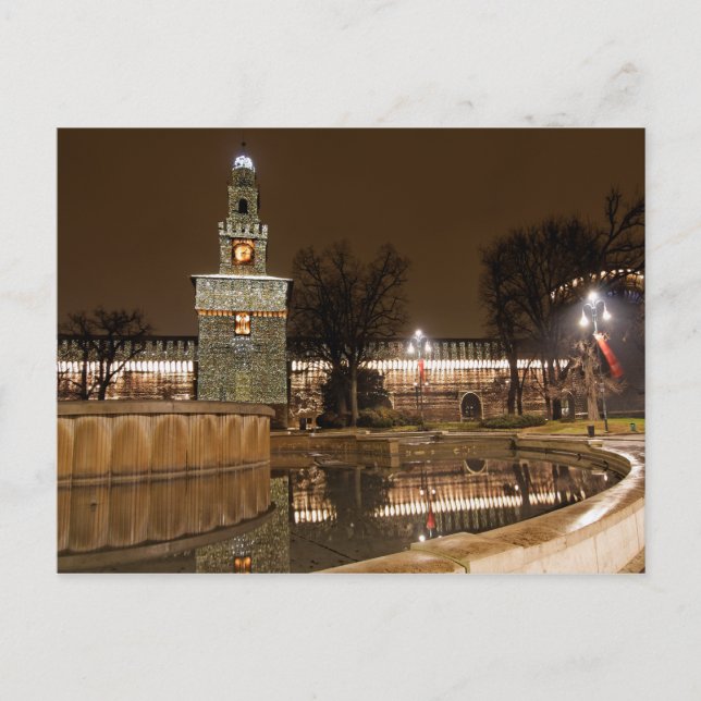 Milanos slott vykort (Framsida)