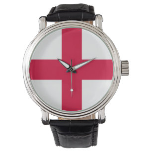 Milanos stad flagga Milano Italien Italia symbol k Armbandsur