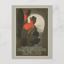 Milanos världsrätt 1906 vykort