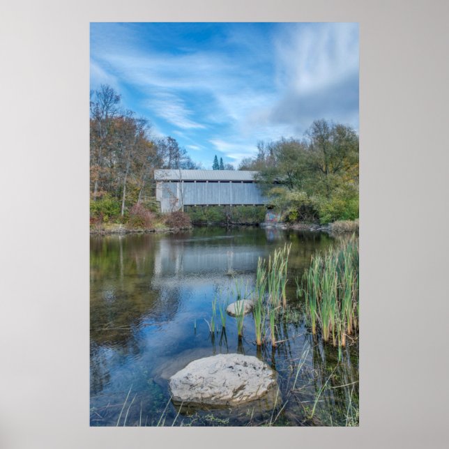 Milby Covered Bridge 2 Poster (Framsidan)