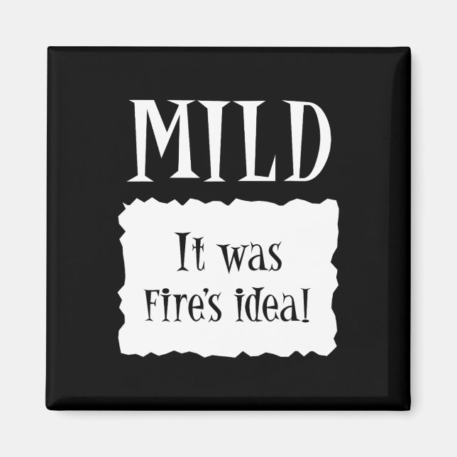 Mild - Hett Packet Halloween Taco Costume 1 Magnet (Framsidan)