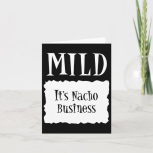 Mild - Hett Packet Halloween Taco Costume Kort