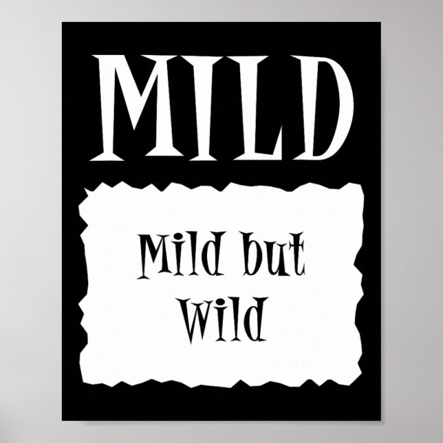 MILD - Hett Packet Halloween Taco Costume Poster (Framsidan)