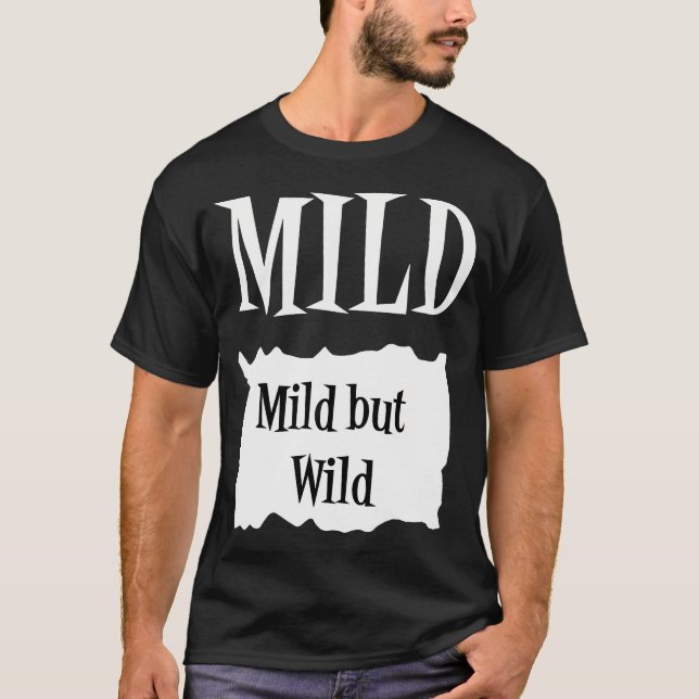 Mild - Hett Packet Halloween Taco Costume T Shirt (Framsida)