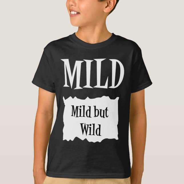 Mild - Hett Packet Halloween Taco Costume T Shirt (Framsida)