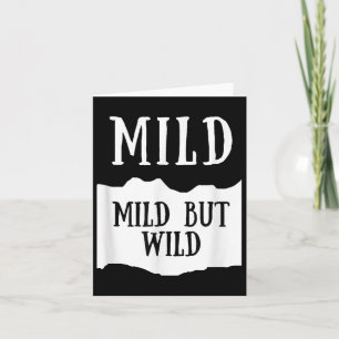 Mild men Vild Mild Hett Sauce Group Costume Kort