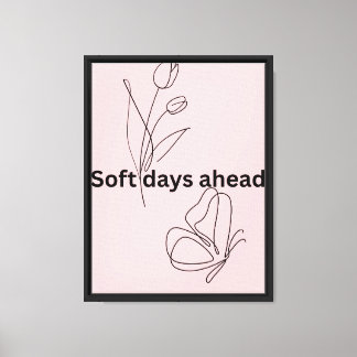 Milda Dagar Framåt Skalär Minimalistisk Affisch Canvastryck