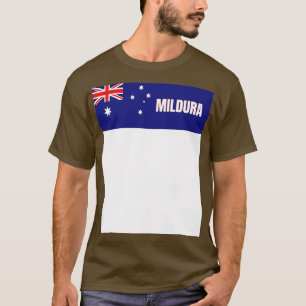Mildura City i Australien Flagga T Shirt