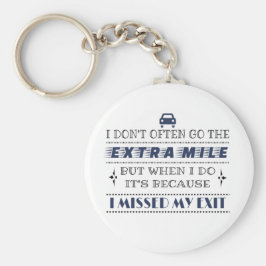 Mile från humor Extra missade min avslutning Nyckelring