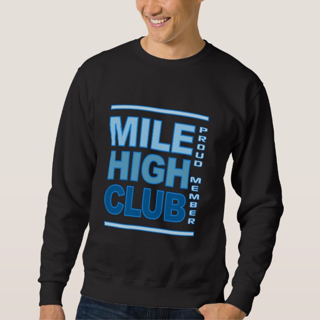 Mile High Klubb shirt - välj stil & färg Långärmad Tröja (Framsida)