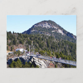 Mile High Suspension Bridge Grandfather Mountain Vykort