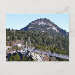 Mile High Suspension Bridge Grandfather Mountain Vykort