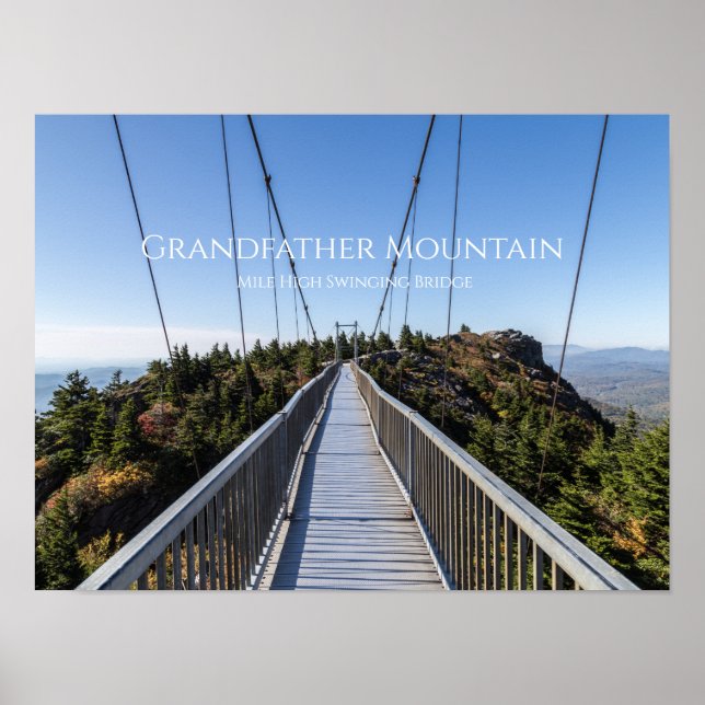 Mile High Swinging Bridge Poster (Framsidan)