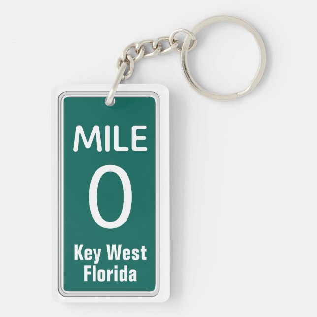 Mile Marker 0 Nyckel Väster, FL (Baksidan)