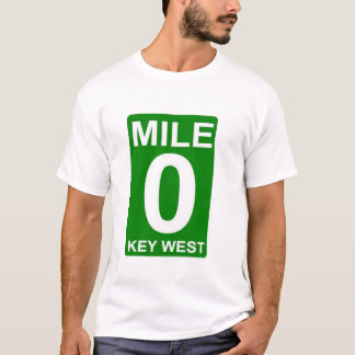 Mile Marker 0 Nyckel Väster T-Shirt