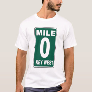 "Mile Marker 0" Nyckel Väster T Shirt