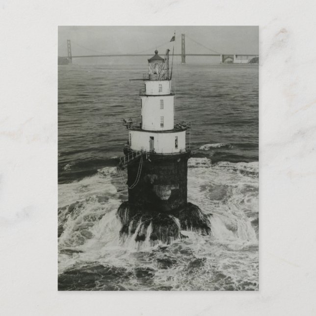 Mile Sten fyr Vykort (Framsida)