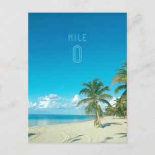 MILE ZERO-vykort Vykort