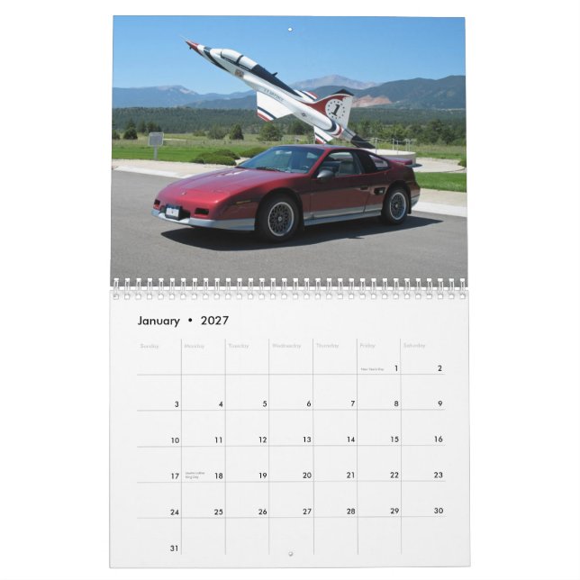 Milekick Fieros 2011 Kalender (Jan 2027)