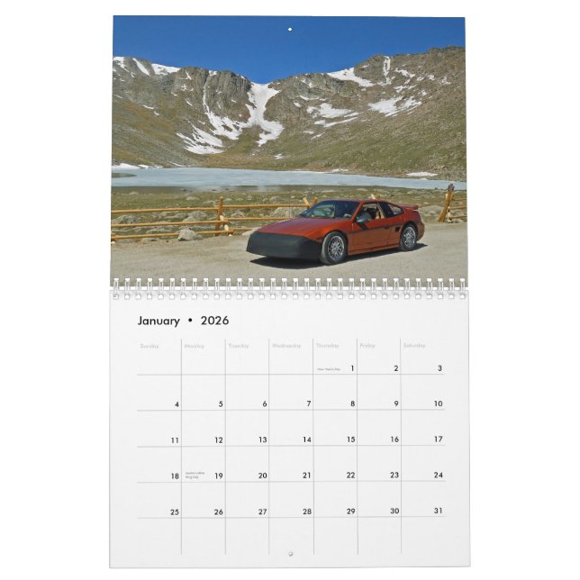 MilekickFiero klubb 2013 Kalender (Jan 2026)