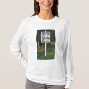 Milemarkören undertecknar postar t shirt