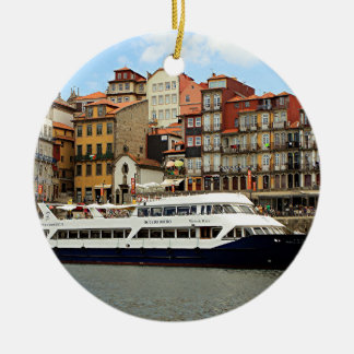 Milenio gör det Douro fartyget, Porto, Portugal Julgransprydnad Keramik