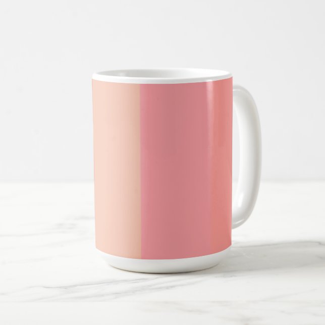 Milennial Rosa pastel mönster Kaffemugg (Framsida höger)