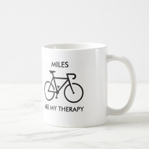 Miles är min terapi kaffemugg