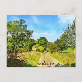 Miles att gå.. vykort