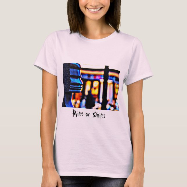 Miles av leenden - Paris T Shirt (Framsida)