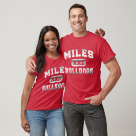 ’MILES BULLDOGS GYM’ T-Shirt