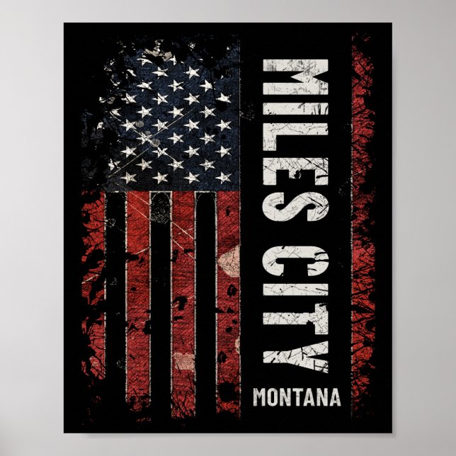 Miles City Montana Poster (Framsidan)