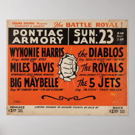 Miles Davis Battle Royal Poster